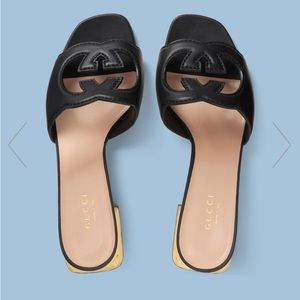 Women's Interlocking G cut-out sandal Size 5